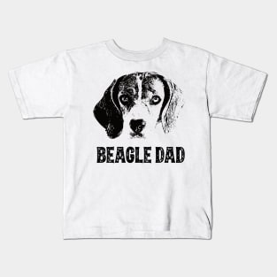 Beagle Dad Kids T-Shirt